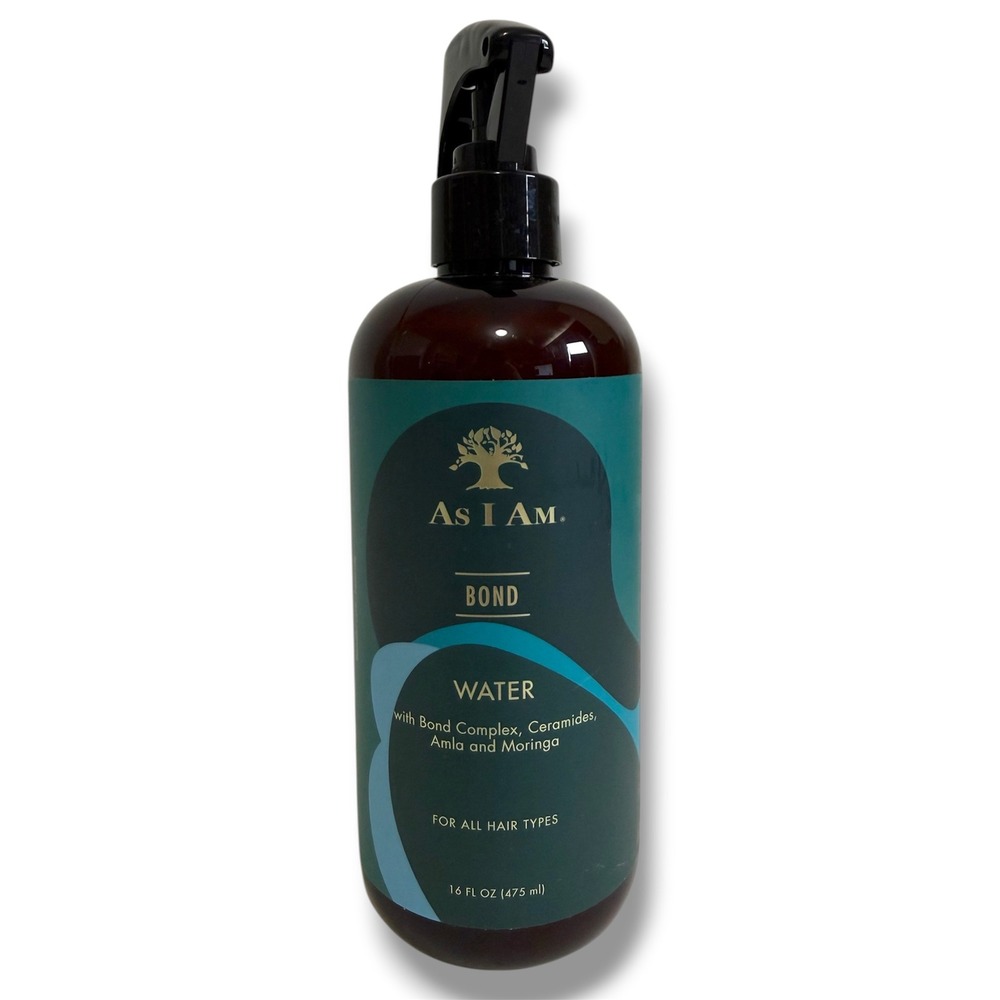 As I Am Bond Water Hair Treatment Ceramide Amla Moringa All Hair Types 16 oz New